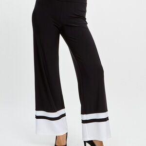 Elegant Black and White Women's Pants